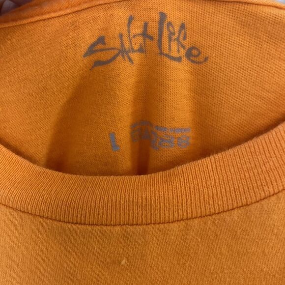 Salt Life tee Shirt Short Sleeve Graphic Back and Logo Front Large - Picture 4 of 5